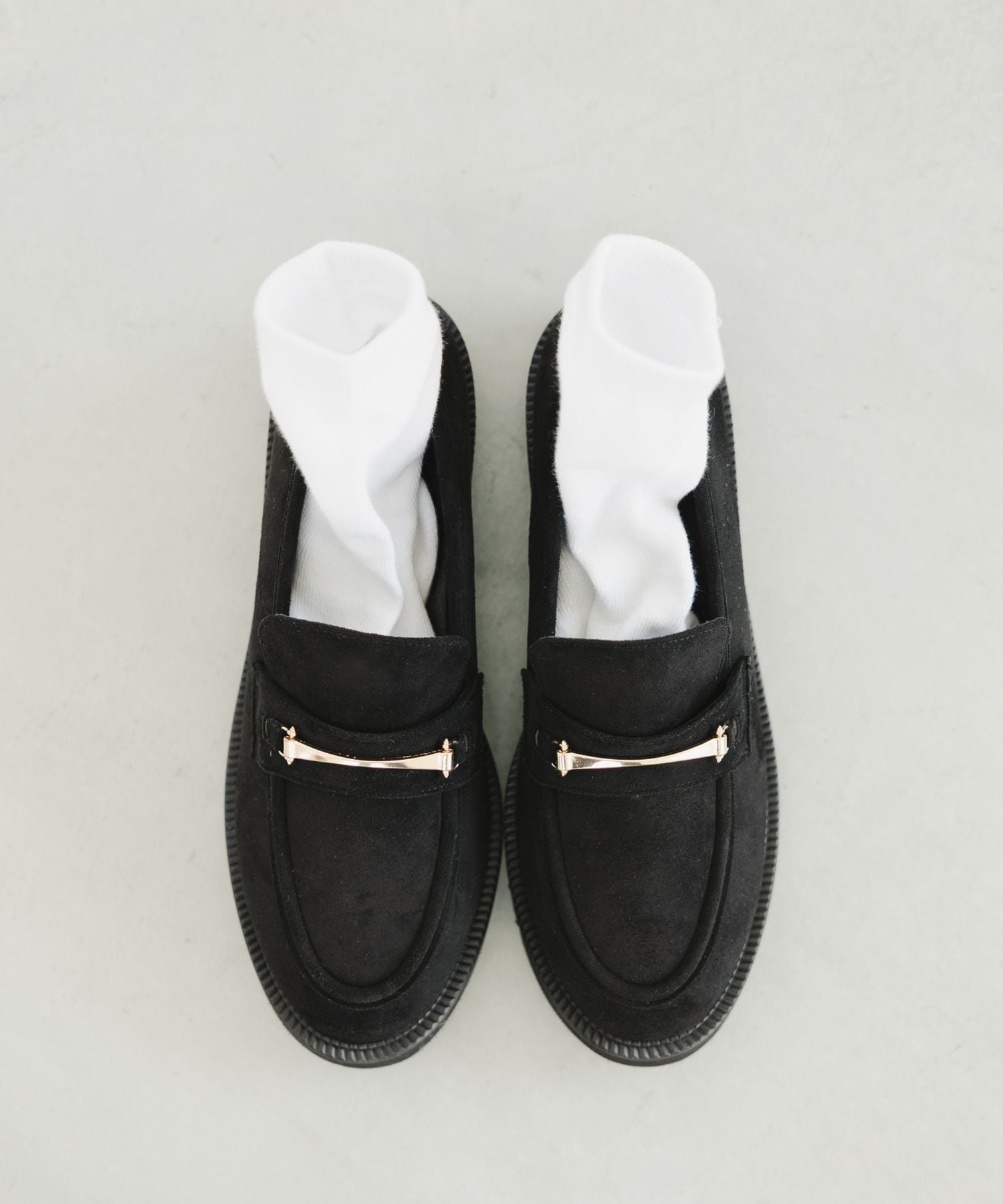 【SALE／30%OFF】GLOBAL WORK エアかるタンクソールローファー/577725 グローバルワーク シューズ・靴 ローファー ブラック ベージュ stylife-15231320 Rakuten Fashion サンプル画像3