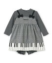 mezzo piano ピアノワンピース &ブルマセット ナルミヤオンライン マタニティウェア・ベビー用品 ベビートップス ピンク【送料無料】