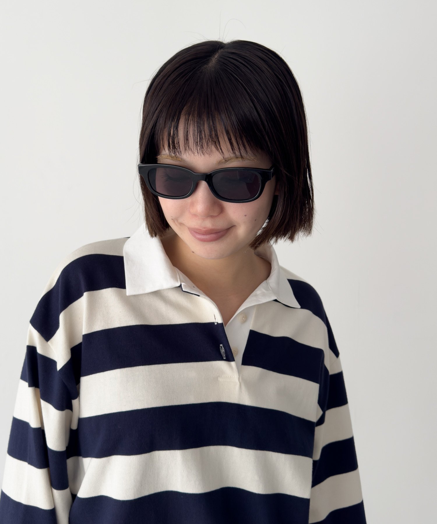 Dume Dume "KLYNE"ボールドフレームサングラス キャナルジーン ファッション雑貨 サングラス グレー ブラック