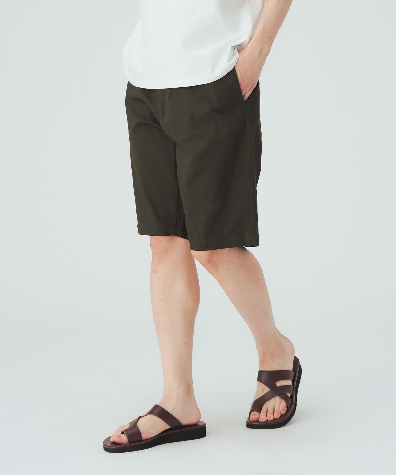 【SALE／30%OFF】BEAMS HEART MEN 【7/16値下げ】コットン ピケ ショートパンツ ビームス ハート パンツ その他のパンツ ブラック グリーン【送料無料】