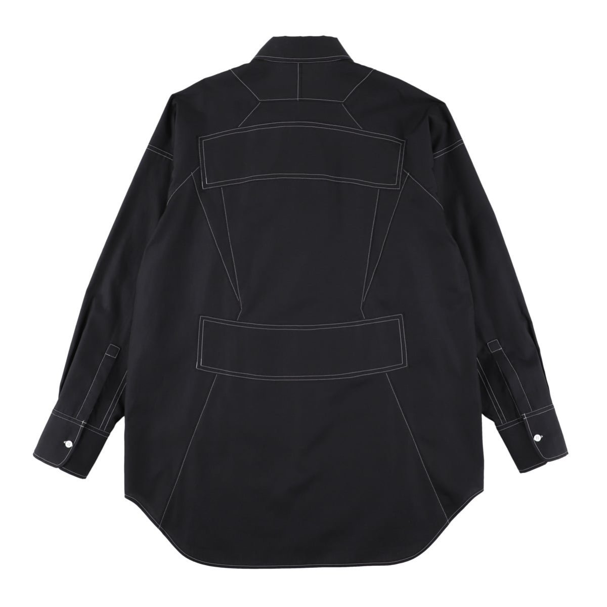 【26AW】＜sulvam＞Broad riding SH サルバム トップス シャツ・ブラウス ブラック ホワイト