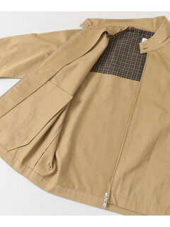 Chino Cloth Harrington Jacket UR04-17A002: Beige Chino Cloth Harrington Jacket UR04-17A002: Beige