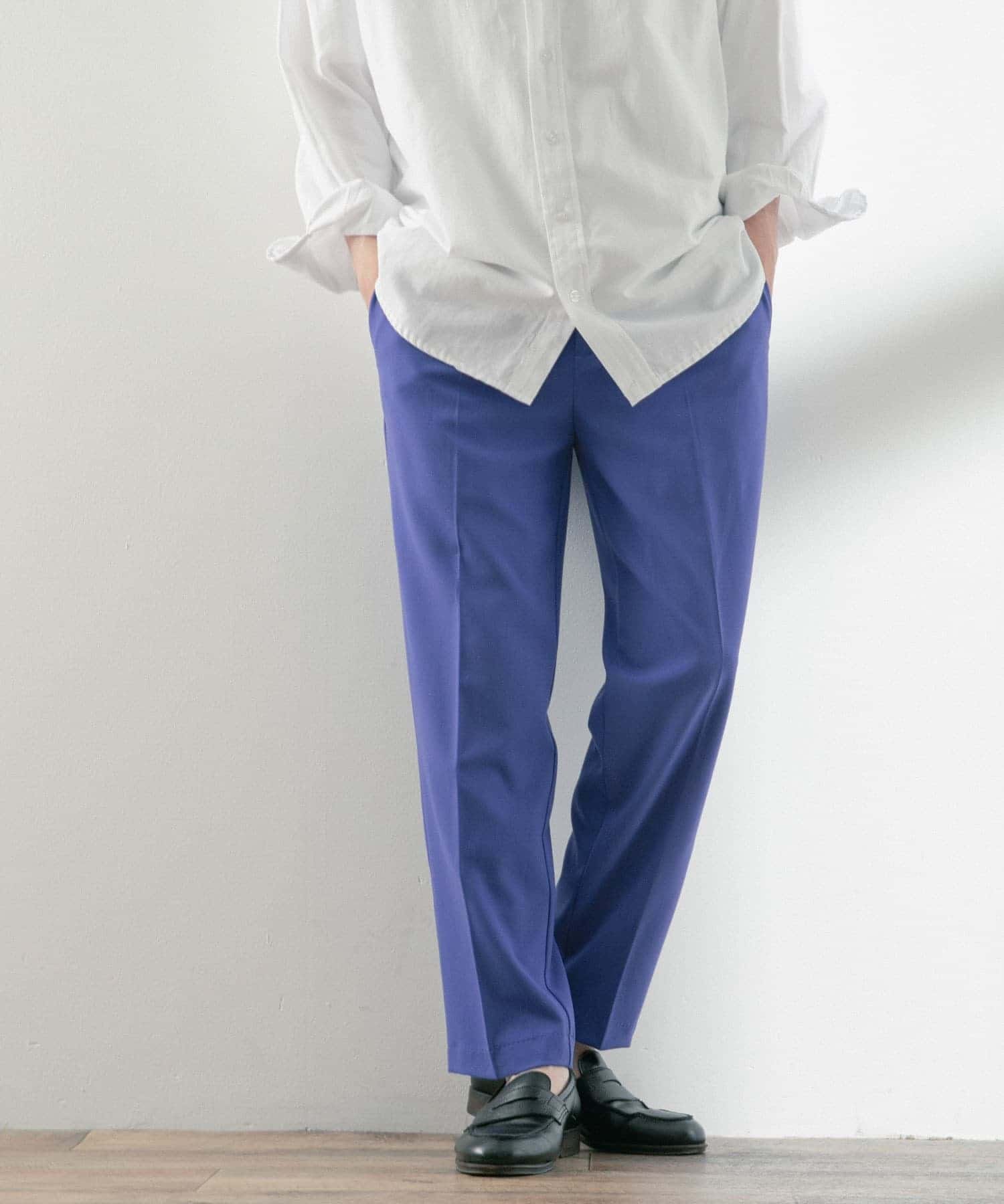 【SALE／60%OFF】URBAN RESEARCH ITEMS TRスラックス アーバンリサーチアイテムズ パンツ その他のパンツ ブルー
