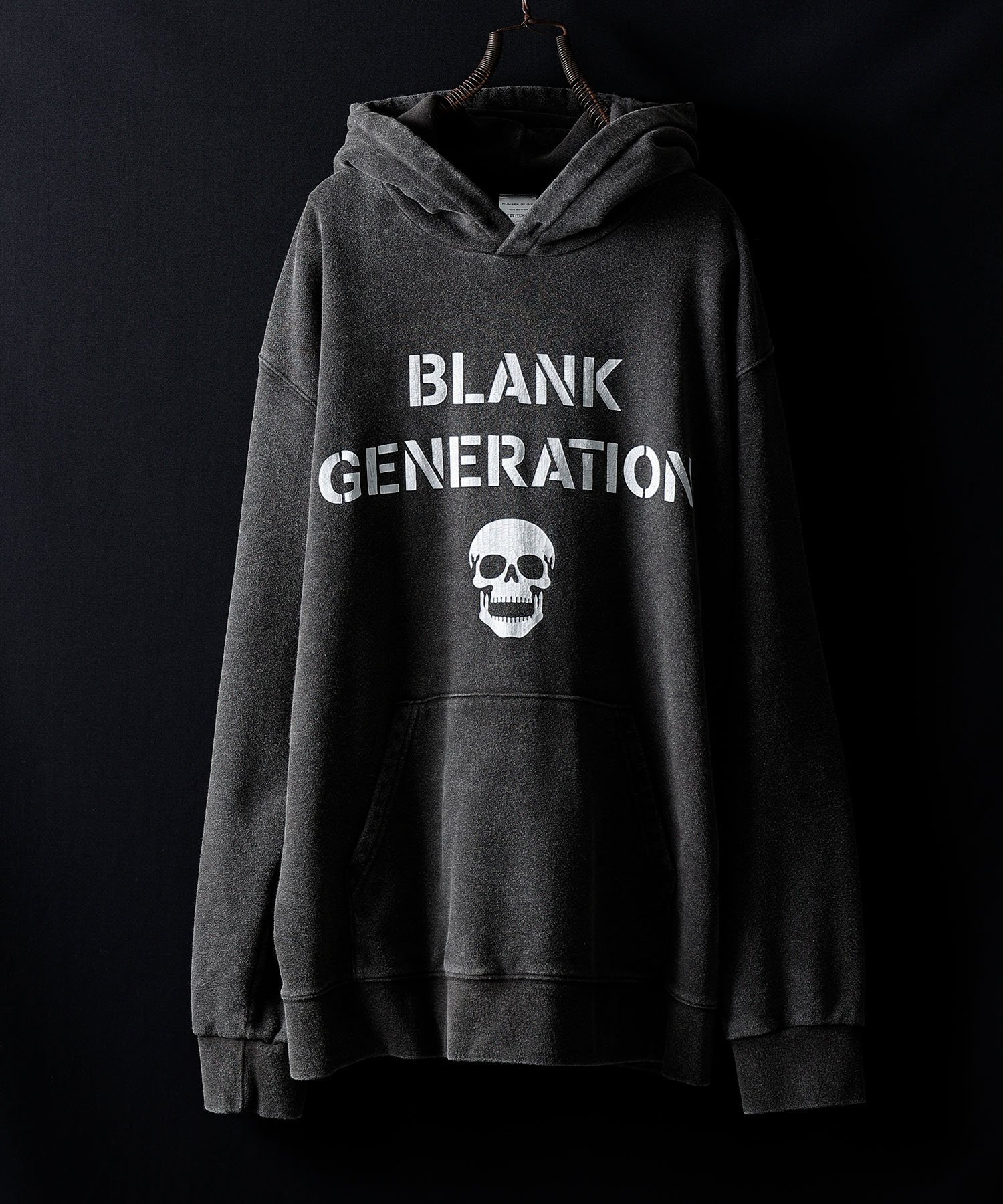 NUMBER (N)INE POWDER BREACH CLASSIC LOGO HOODIE ナンバーナイン トップス パーカー フーディー ブラック【送料無料】