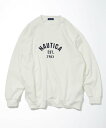 ySALE^30%OFFzNAUTICA Felt Patch Arch Logo Crewneck Sweatshirt t[NXXgA gbvX XEFbgEg[i[ zCg O[ ubN u[ lCr[yz