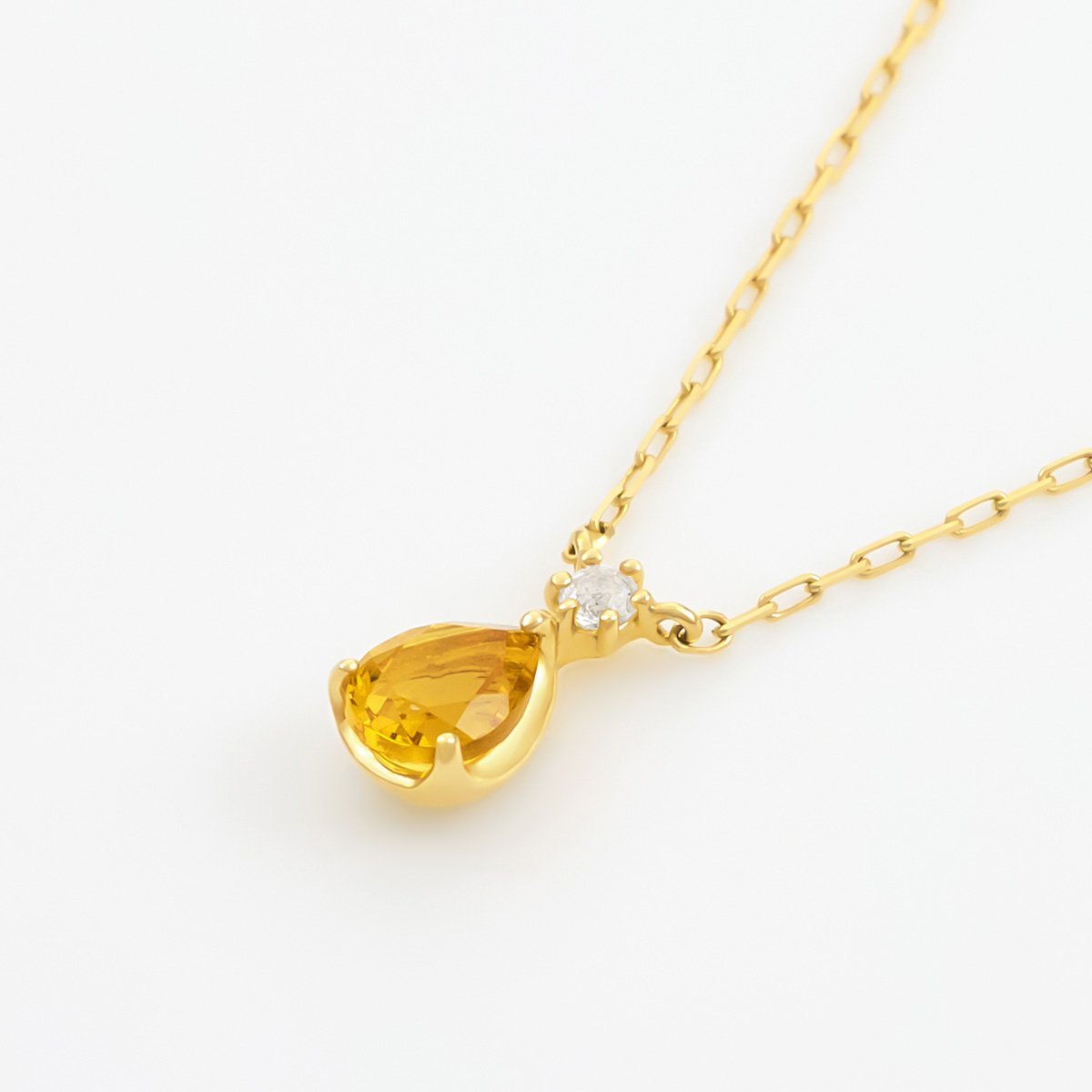 4℃ 【11月誕生石】K10イエローゴールド ネックレス ヨンドシー アクセサリー・腕時計 ネックレス イエロー【送料無料】
