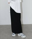 【SALE/15%OFF】andme ラメ 天竺 タイト ロング スカート アンドミー スカート ロング・マキシスカート ゴールド シルバー ブラック
