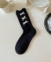 aimoha - select - 【MOSOX】サテンリボンソックス アイモハ 靴下・レッグウェア 靴下 ブラック ホワイト