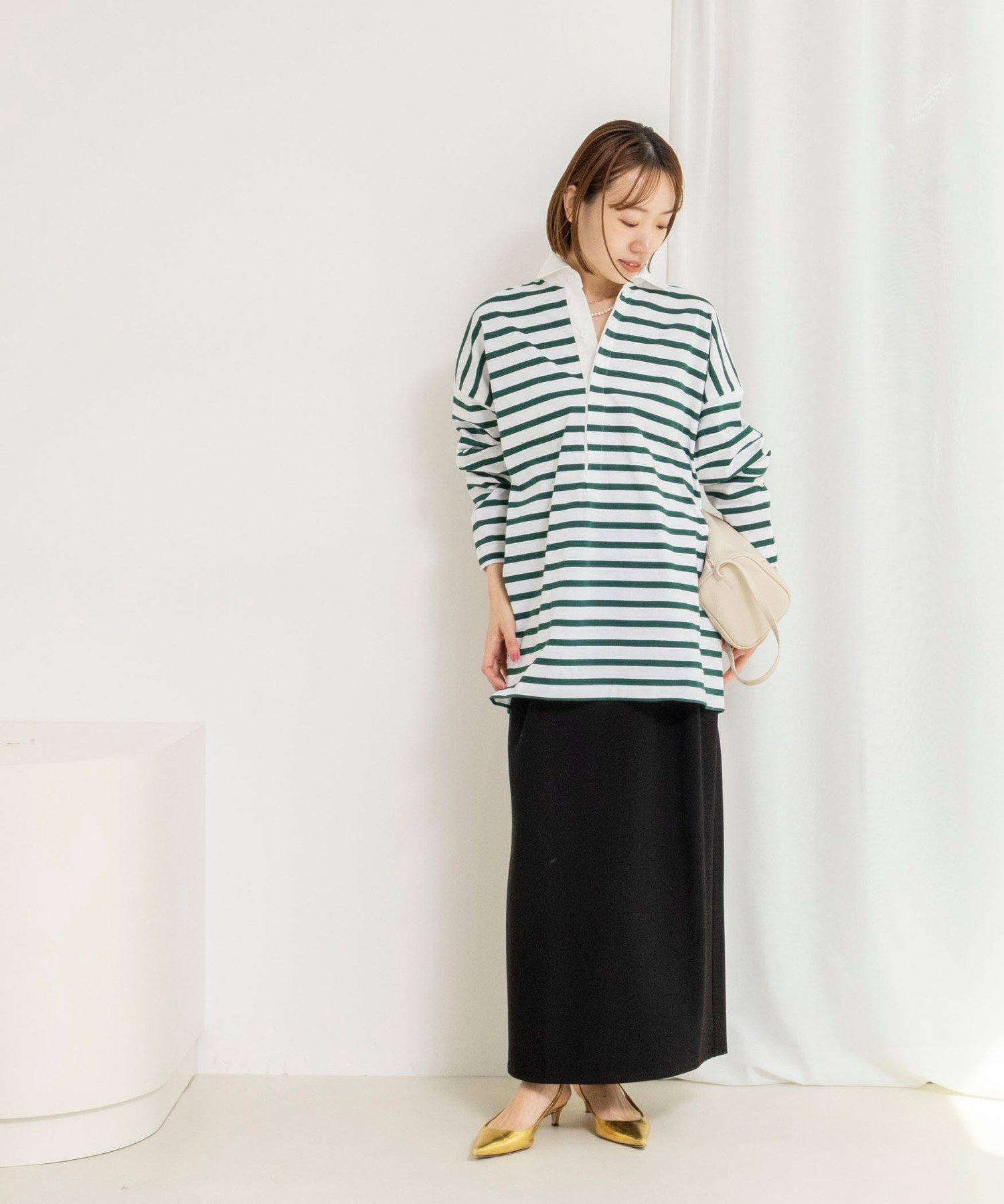【SALE／40%OFF】NOLLEY'S 【WEB限定】ウォッシャブルソフトリブスマートスカート ノーリーズ スカート ロング・マキシスカート ブラック【送料無料】