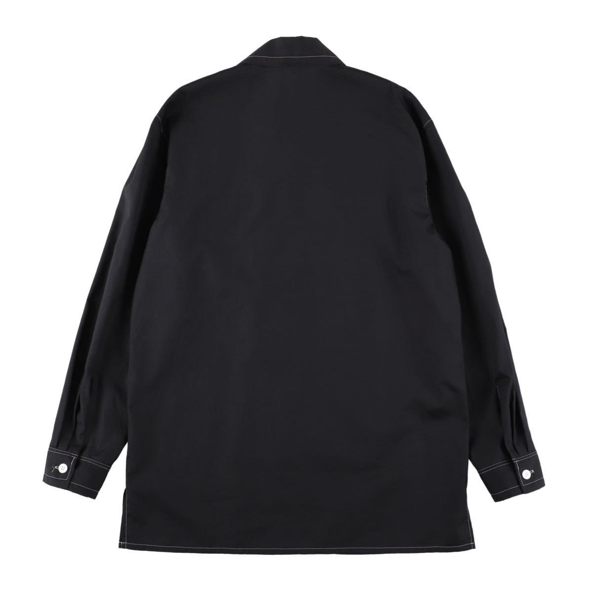 【26AW】＜sulvam＞Broad open SH サルバム トップス シャツ・ブラウス ブラック ホワイト