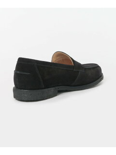 Saddle Loafer 1687: Black Suede Saddle Loafer 1687: Black Suede