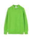 【SALE/30%OFF】TOMORROWLAND MEN マルベリーシルク クルーネックプルオーバー トゥモローランド トップス ニット グリーン ブラック ...