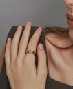 【SALE/42%OFF】ciite' 【 金属アレルギー対応 】 ニュアンスノットリング サージカルステンレス シーテ アクセサリー・腕時計 リング・指輪 シルバー ゴールド
