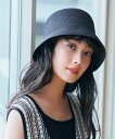 【SALE/50%OFF】SHOO・LA・RUE チャーム付雑材ブレードバケハ シューラルー 帽子 ハット ベージュ ブラウン ブラック