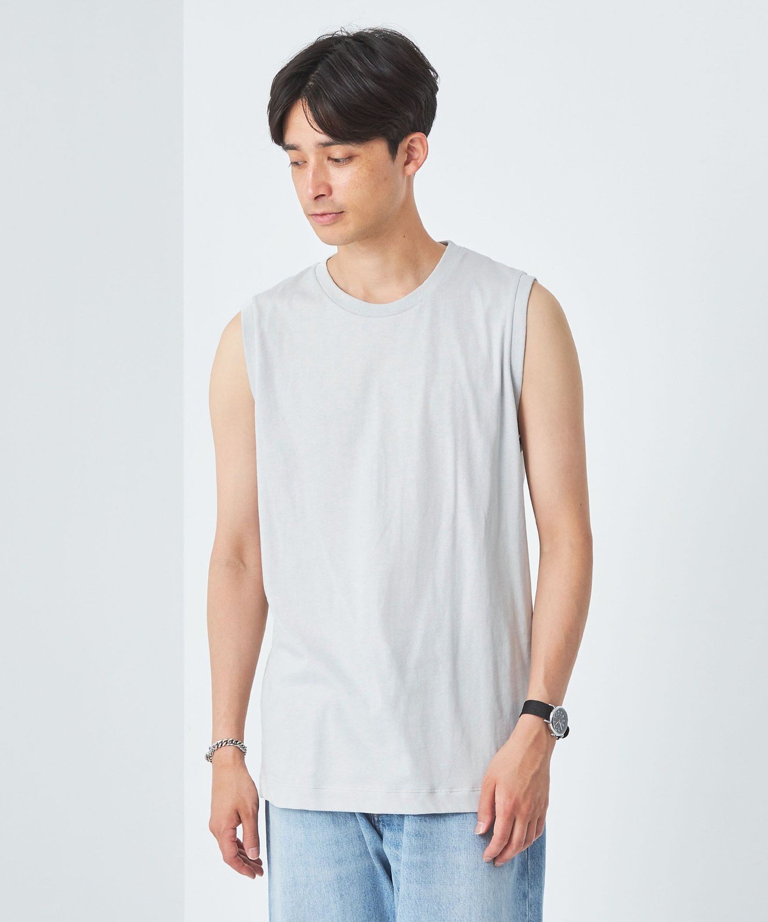 IRIS47 IRIS47/(U)pleats tank tops dress15 24SS セットアップセブン トップス ノースリーブ・タンクトップ ブラック ホワイト【送料無料】