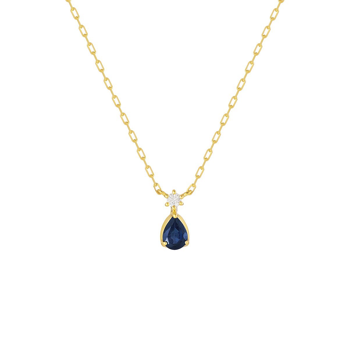 4℃ 【9月誕生石】K10イエローゴールド ネックレス ヨンドシー アクセサリー・腕時計 ネックレス イエロー【送料無料】