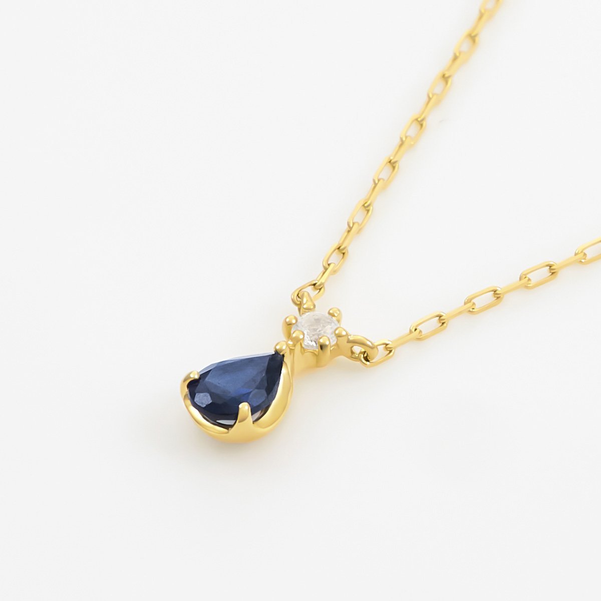 4℃ 【9月誕生石】K10イエローゴールド ネックレス ヨンドシー アクセサリー・腕時計 ネックレス イエロー【送料無料】