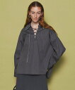 【SALE/40%OFF】MAISON SPECIAL Lace Up Oversize Pullover メゾンスペシャル トップス シャツ・ブラウス カーキグリーン ブラック ホワイト【送料無料】