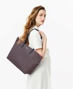 LACOSTE L.12.12コンセプトシーズナル ボーダーラージトートバッグ ラコステ バッグ トートバッグ ネイビー【送料無料】