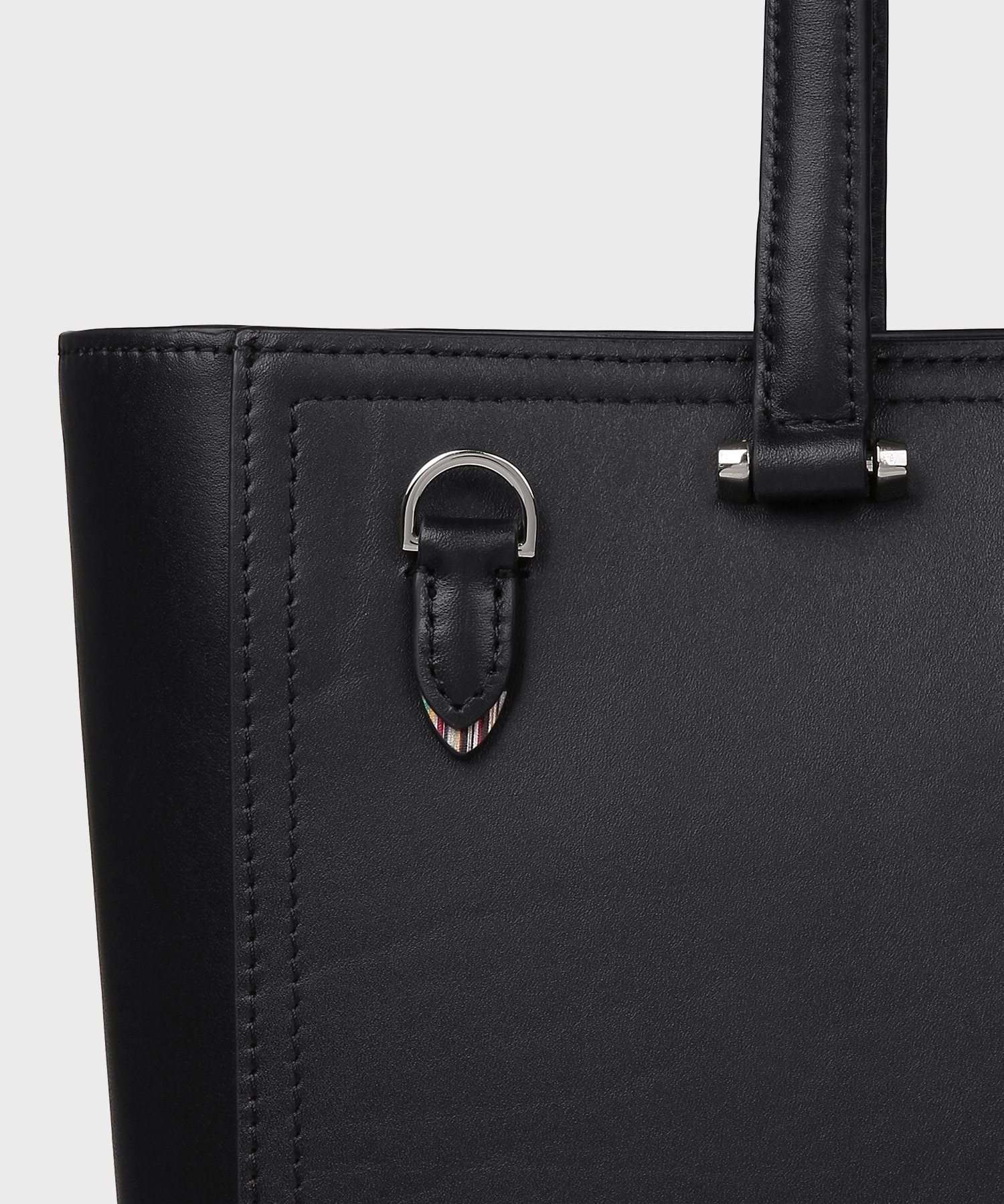 【SALE／30%OFF】Paul Smith 【公式】シグネチャーストライプトリム トートバッグ ポール・スミス　アウトレット バッグ その他のバッグ ブラック【送料無料】