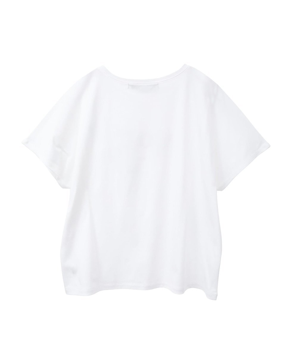 TIARA NO.5ドルマンTシャツ ティアラ トップス カットソー・Tシャツ ホワイト グレー