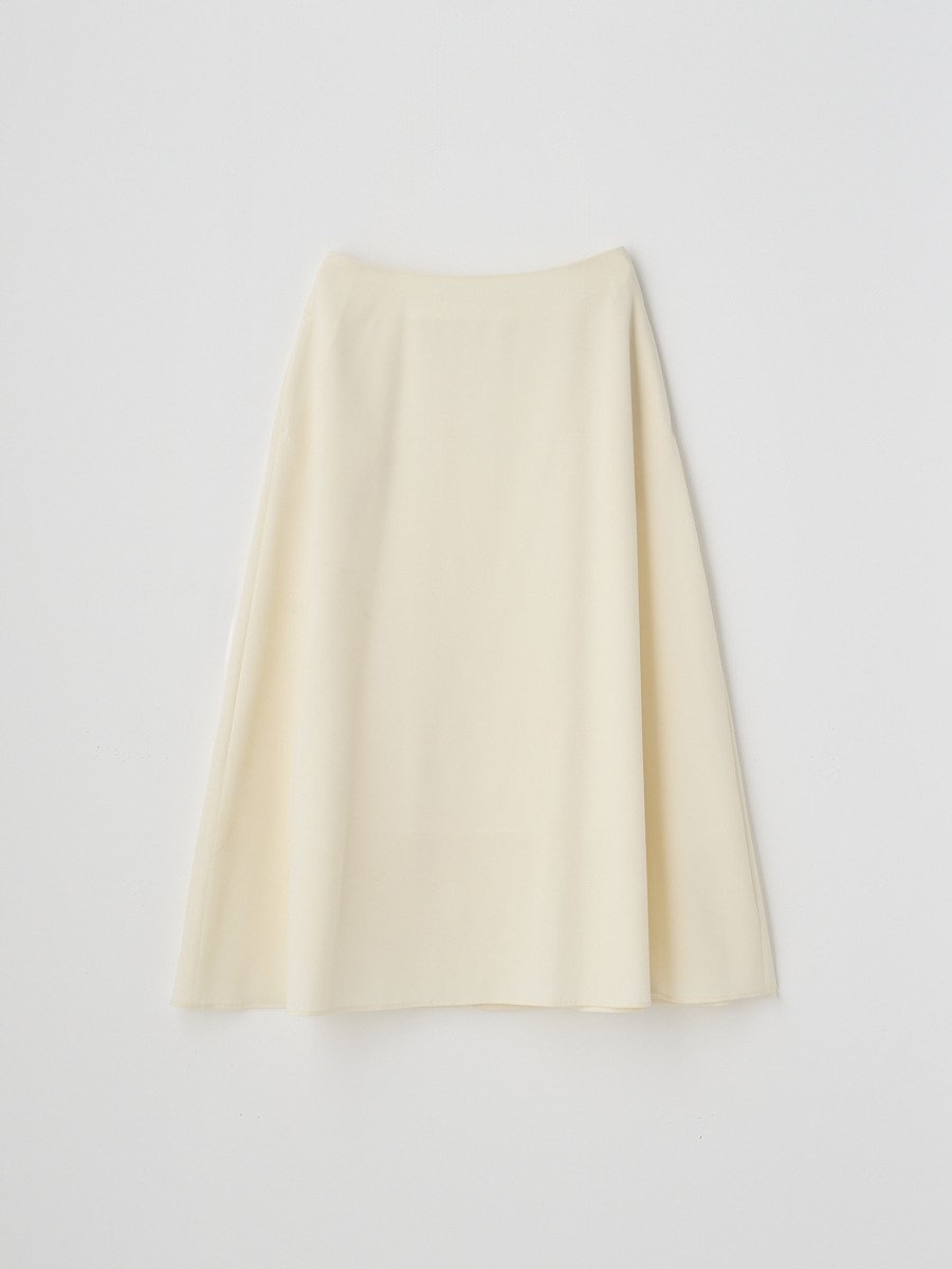 【SALE／30%OFF】JOHN SMEDLEY ウォッシャブルウール ロングフレアスカート｜FS111 ジョンスメドレー スカート その他のスカート ホワイト【送料無料】
