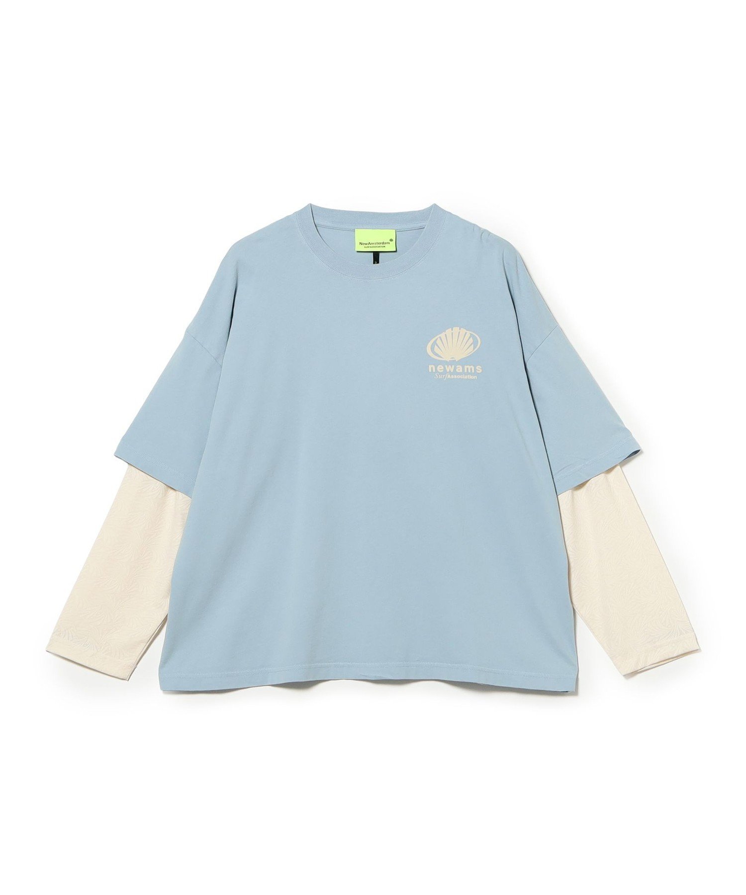 BEAMS T New Amsterdam Surf Assn. / CORPORATE LOGO LONGSLEEVE ビームスT トップス カットソー・Tシャツ ブルー【送料無料】