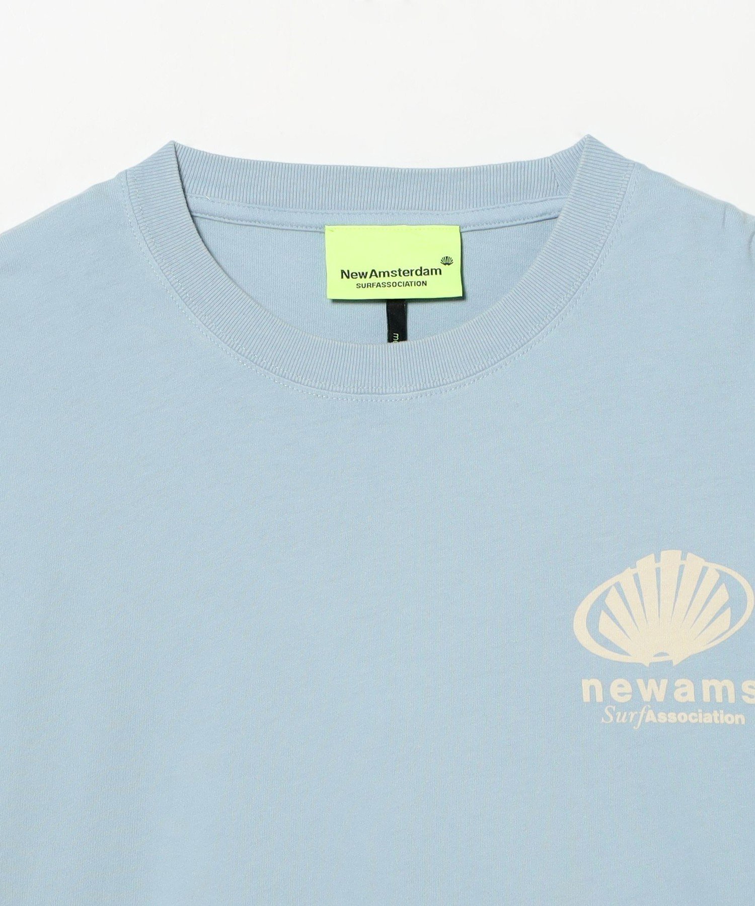 BEAMS T New Amsterdam Surf Assn. / CORPORATE LOGO LONGSLEEVE ビームスT トップス カットソー・Tシャツ ブルー【送料無料】