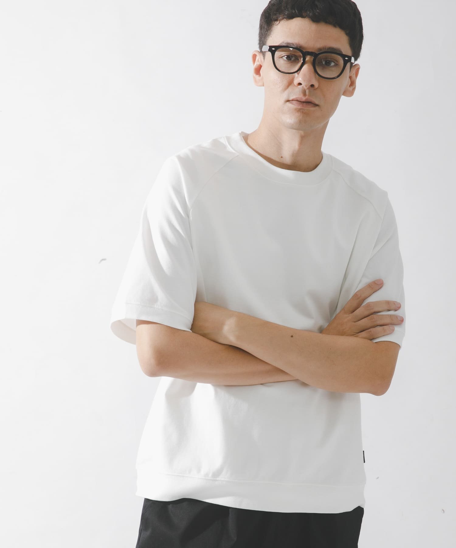 Sonny Label 『接触冷感』『速乾』ハイスペラグランショートスリーブTシャツ サニーレーベル トップス カットソー・Tシャツ グレー ホワイト グリーン ブラック