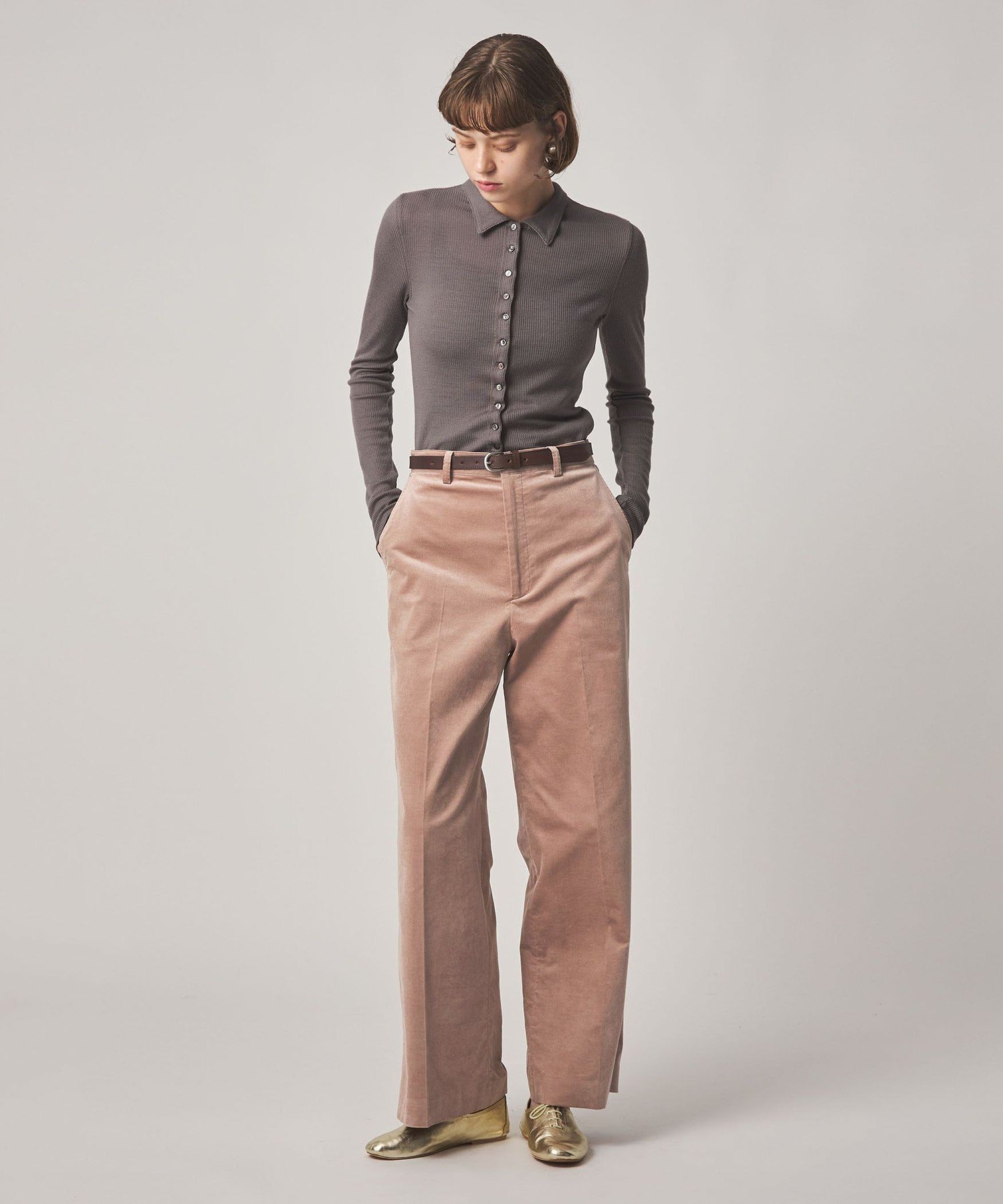 Steven Alan ＜Steven Alan＞ベッチン トラウザーズ ビューティー＆ユース ユナイテッドアローズ パンツ その他のパンツ ピンク ブラック パープル