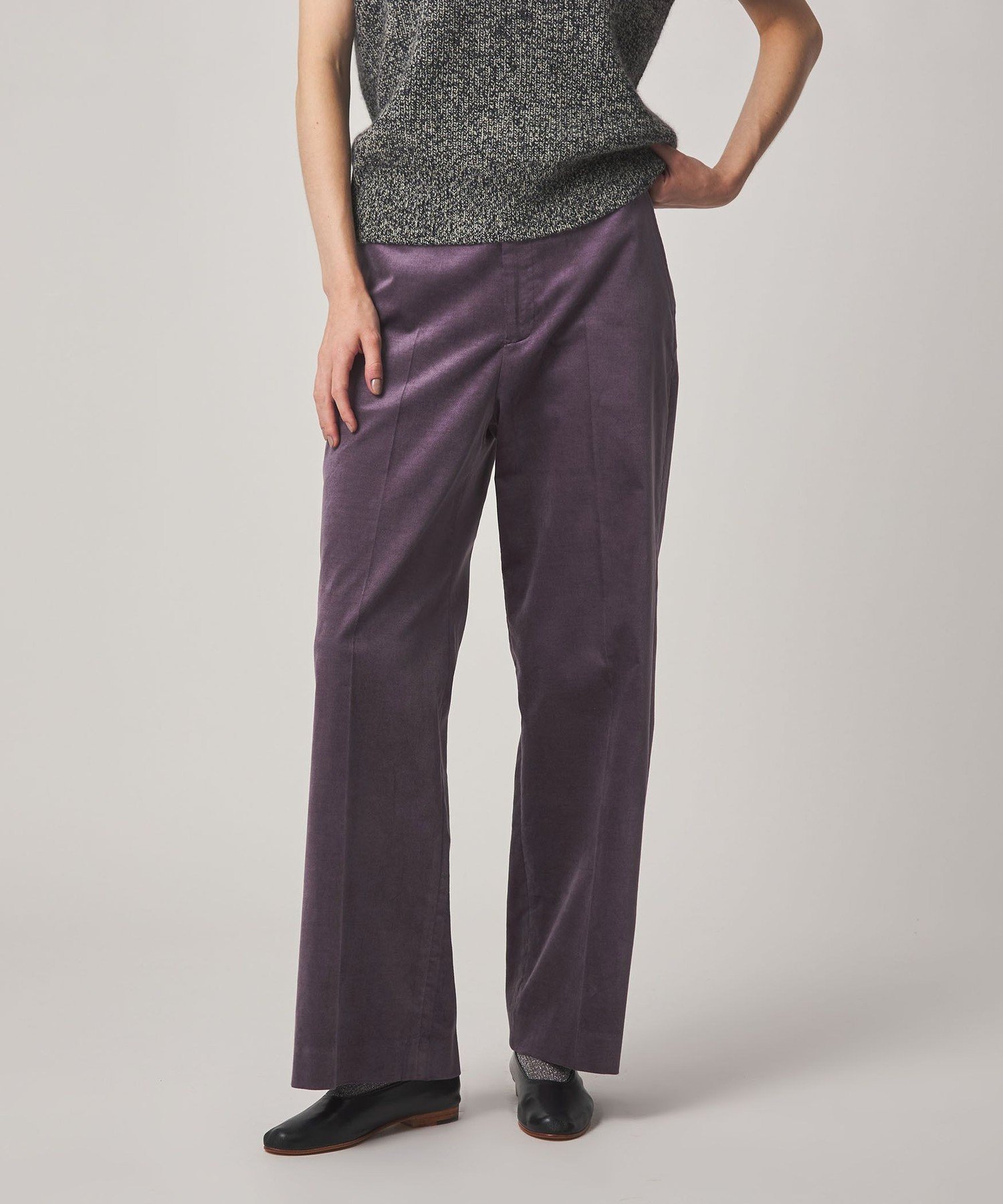 Steven Alan ＜Steven Alan＞ベッチン トラウザーズ ビューティー＆ユース ユナイテッドアローズ パンツ その他のパンツ ピンク ブラック パープル