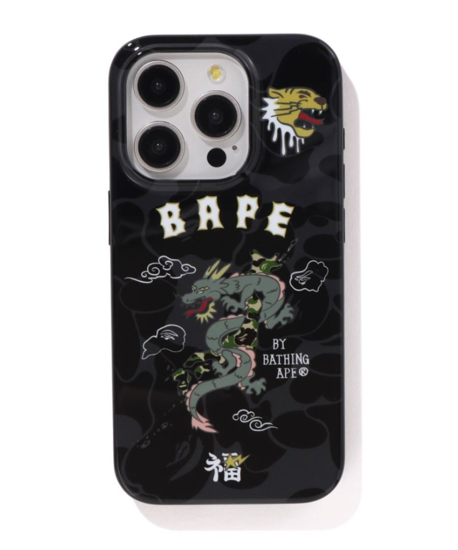 A BATHING APE BAPE SOUVENIR IPHONE 15 PRO CASE ア ベイシング エイプ スマホグッズ・オーディオ機器 スマホ・タブレット・PCケース/カバー ブラック【送料無料】