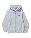 XLARGE STANDARD LOGO ZIP HOODED SWEATSHIRT パーカー XLARGE エクストララージ トップス スウェット・トレーナー ブラック グリーン グレー ネイビー【送料無料】 3