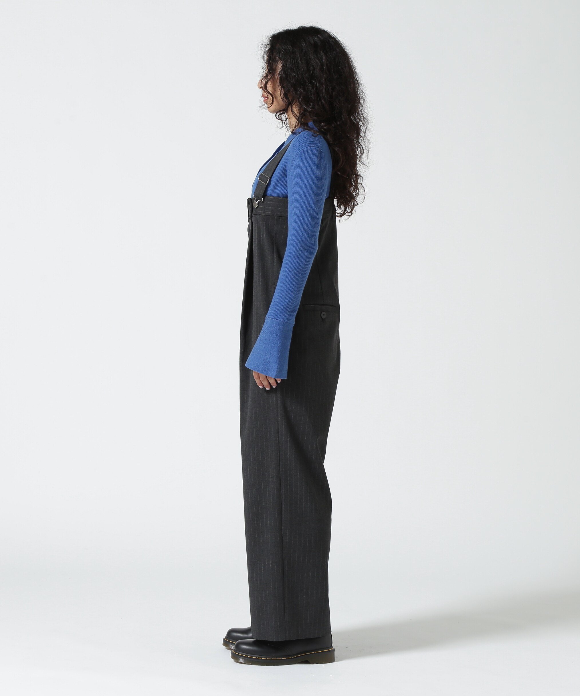 DROIT BELLO(ドロイトベロ)Straight Tuck Salopette ビーセカンド パンツ その他のパンツ グレー