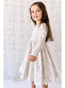 JAMIE KAY OC長袖ワンピMoons Garden Lavender ジェイミーケイ マタニティウェア・ベビー用品 ベビー肌着・新生児服 ホワイト【送料...