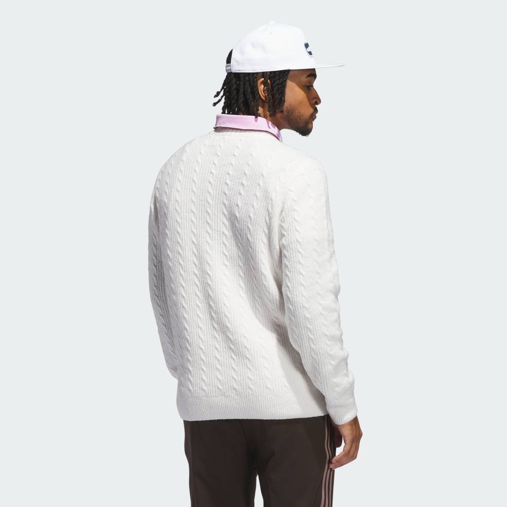 【SALE／20%OFF】adidas 【公式】アディダス adidas 【オリジナルスゴルフ】Originals ケーブルニット セーター アディダス トップス スウェット・トレーナー ホワイト【送料無料】