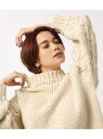【SALE/50%OFF】AZUL by moussy ワッフルスリーブクルーネックプルオーバー アズールバイマウジー ニット【RBA_S】【RBA_E】