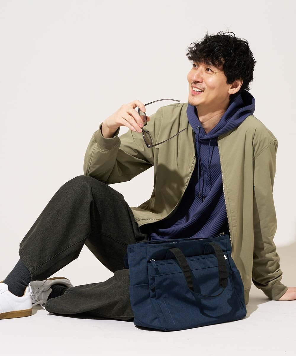 人気NO.1 バッグ【軽量・撥水】マルチ 2WAYトートバッグ アー・ヴェ・ヴェ バッグ トートバッグ ネイビー ブラック