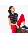 LACOSTE ウルトラドライボーダーゴルフTシャツ ラコステ カットソー ポロシャツ【送料無料】