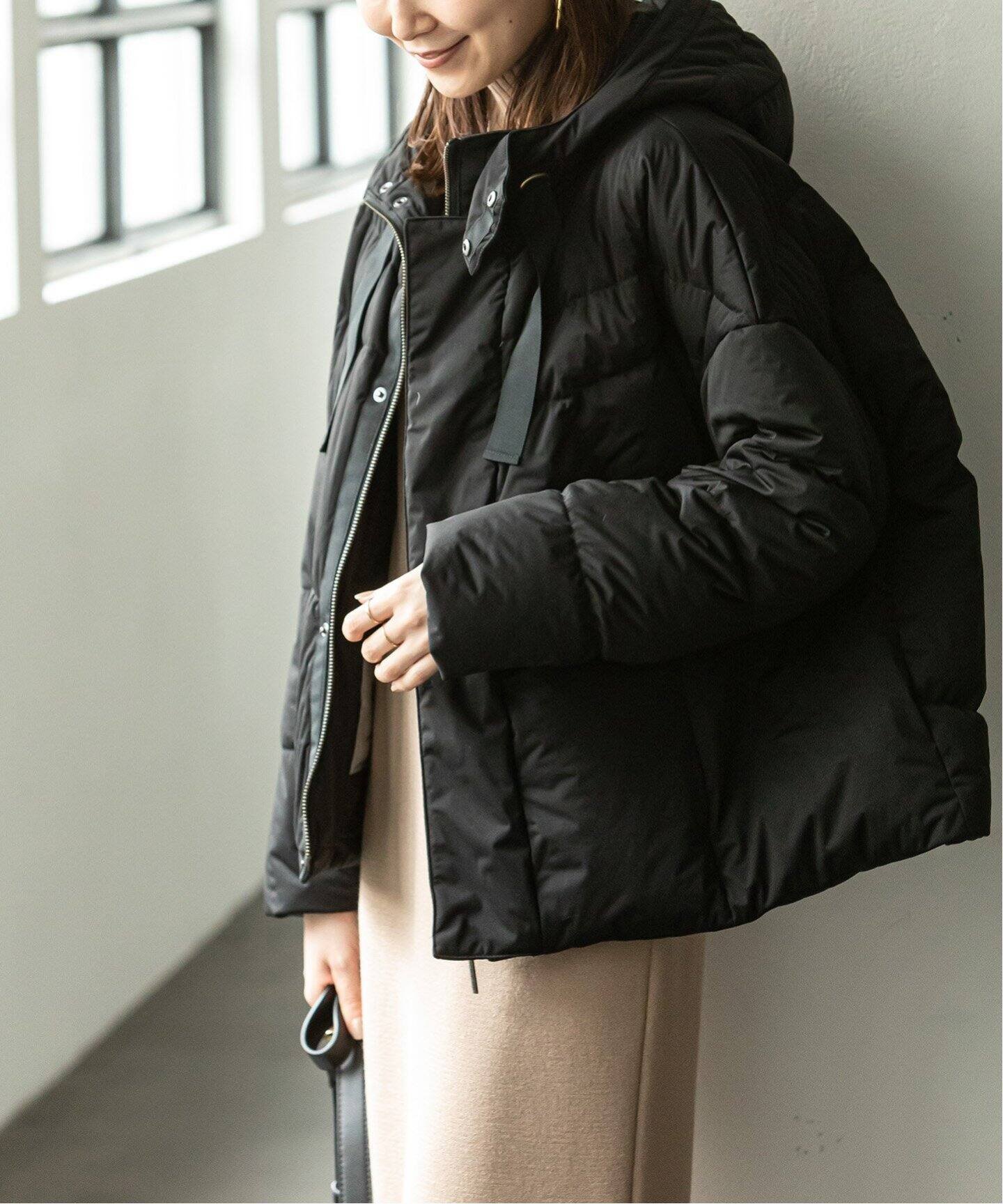 NOBLE 《WEB限定追加2》【6*1 COPENHAGEN】COCOON DOWN JACKET ノーブル ジャケット・アウター ダウンジャケット・ダウンベスト ブラック ホワイト【送料無料】