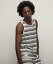 Schott HORIZONTAL STRIPES TANK TOP/ホライゾンタル ストライプ タンクトップ ショット トップス ノースリーブ・タンクトップ ネイビー ブラック【送料無料】