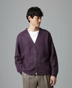 【SALE/70%OFF】NANO universe モヘヤブレンド起毛カーディガン ナノユニバース トップス ニット パープル ブルー ベージュ