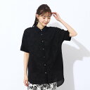 Liliane Burty Eclat 【S・Mサイズ】ウォッシャブルスラブボイルシアーブラウス リリアンビューティ エクラ トップス シャツ・ブラウス ホワイト ブラック【送料無料】