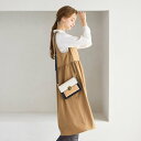 Liliane Burty Eclat 【洗える・接触冷感】カシュクールジャンパードレス リリアンビューティ エクラ ワンピース・ドレス その他のワンピース・ドレス ブラウン ブラック【送料無料】
