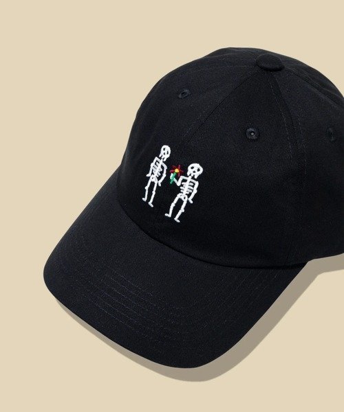 go slow caravan ツイル刺繍 BBキャップ ゴースローキャラバン 帽子 キャップ ブラウン ブラック ブル..