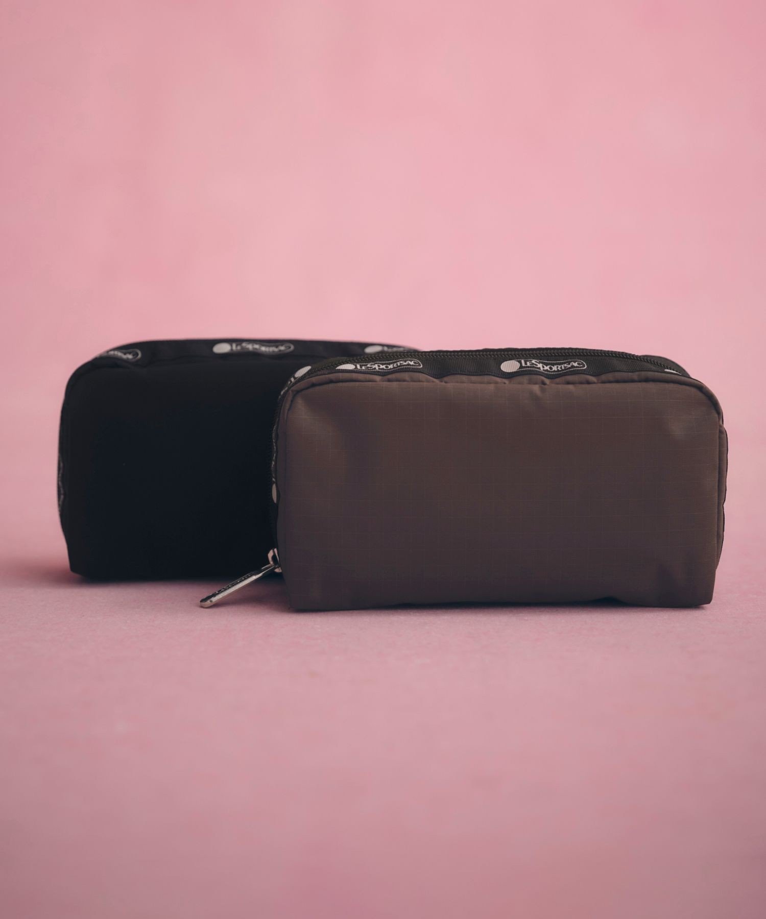 ADAM ET ROPE' FEMME 【LeSportsac for ADAM ET ROPE'】RECTANGULAR COSMETIC (SOLID/SOLID) アダムエロペ 財布・ポーチ・ケース ポーチ ブラウン【送料無料】