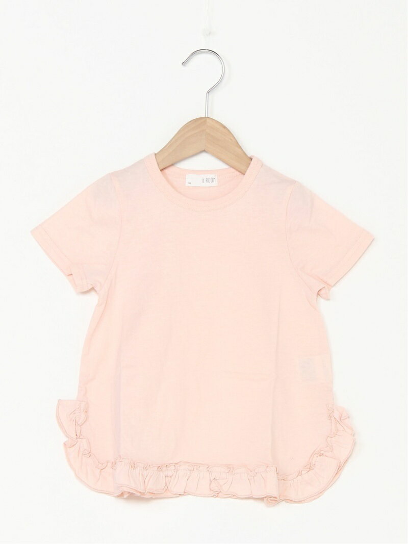 【SALE／45%OFF】b・ROOM 裾フリル付半袖チュニック ナルミヤオンライン ワンピース・ドレス その他のワンピース・ドレス ピンク ブルー グレー ホワイトのサムネイル