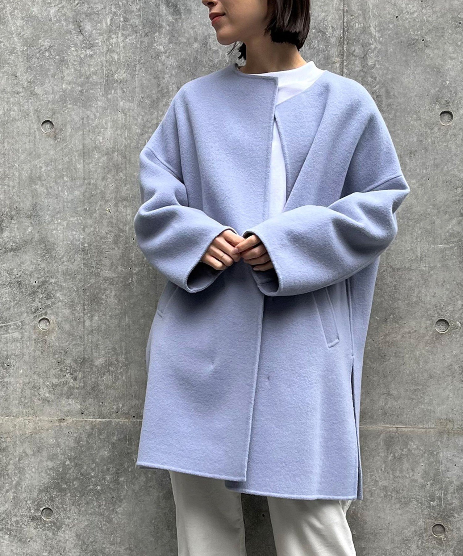 【SALE／40%OFF】2nd NOLLEY'S ショートビーバー・リバーショートコート ノーリーズ ジャケット・アウター その他のジャケット・アウター ブルー ブラウン ブラック ベージュ【送料無料】のサムネイル