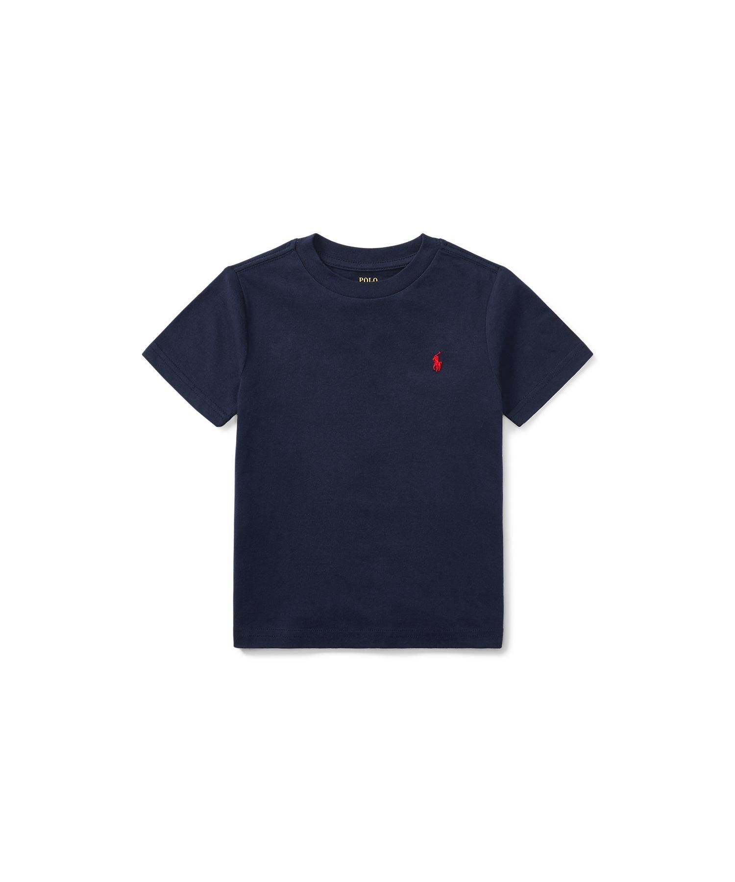 POLO RALPH LAUREN (ボーイズ 2才~7才)コットン ジャージー クルーネック Tシャツ ラルフローレン トップス カットソー・Tシャツ ネイビー【送料無料】