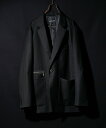 【SALE／50 OFF】NUMBER (N)INE W/P TWILL LAPEL 1B JACKET ナンバーナイン ジャケット アウター テーラードジャケット ブレザー ブラック カーキ【送料無料】